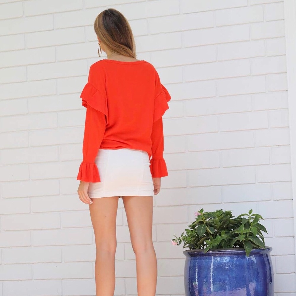 Parker Ruffle Sweater - Picture 2 of 3